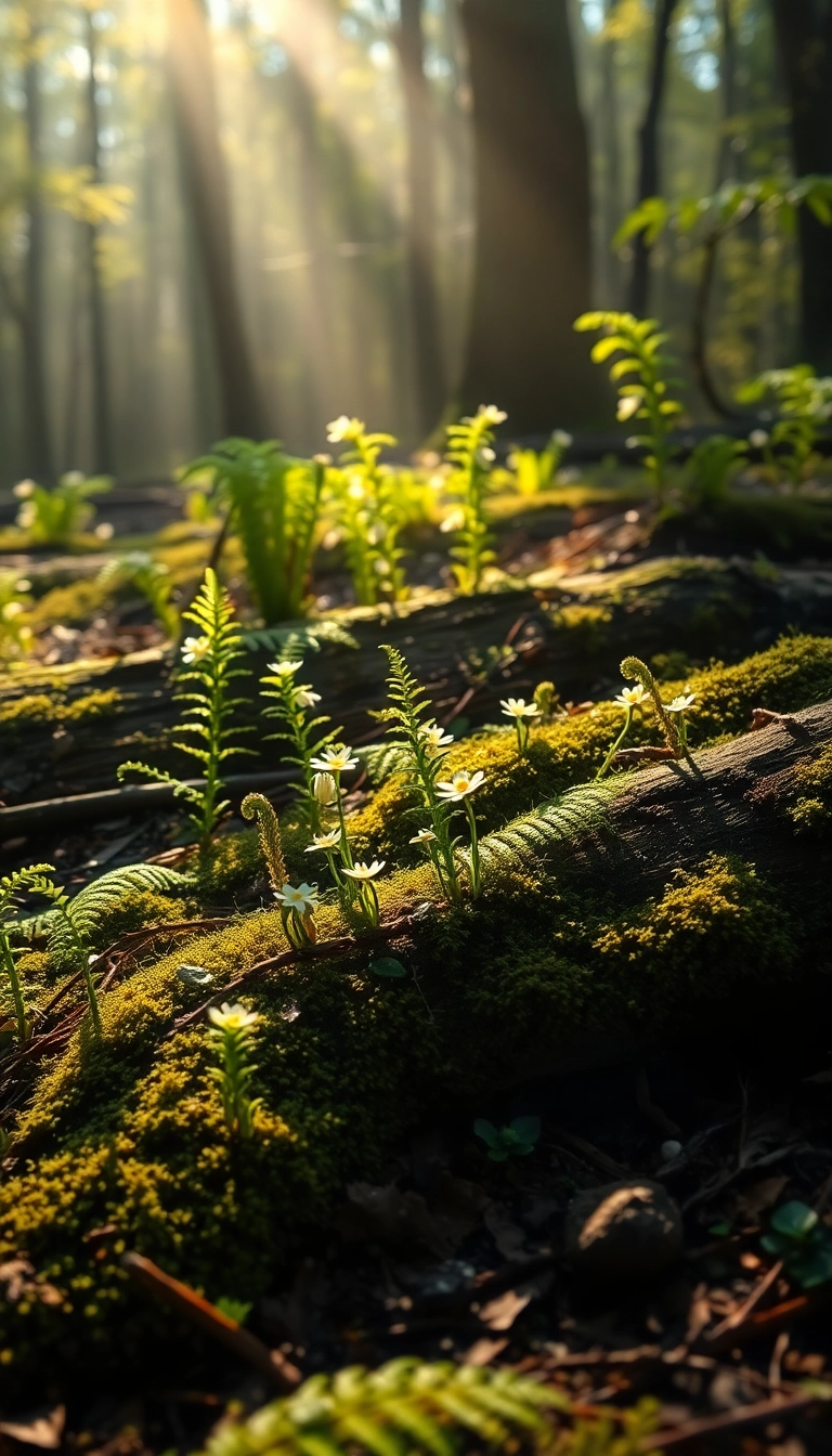 Best Luxe Spring Forest Floor Phone Gorgeous Background